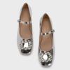 fashion Women Sliver Square Toe Mary Jane Shoes Fashion Rhinestone Ladies Spring Elegant High Heel Shoes Street Style Women Pumps Shoes