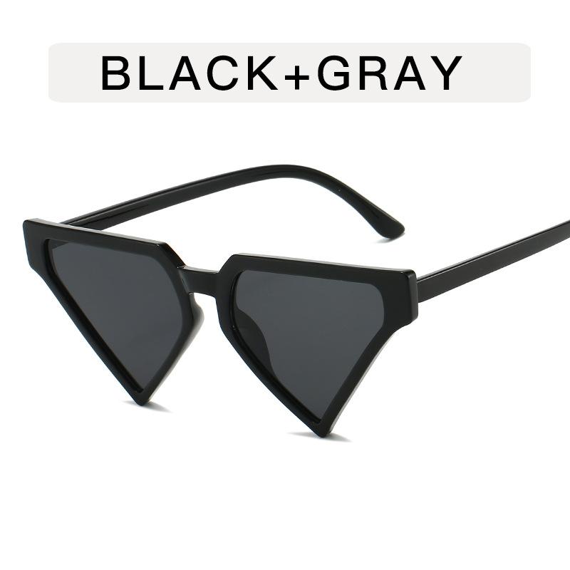 Triangle Shape Sunglasses Woman Candy Color Seaside Holiday Men's Sun Glasses UV Protection Travelling Women Sunglass
