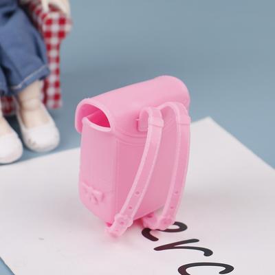 Doplňky pro panenky Pvc Školní taška Odnímatelná a vnitřně připevnitelná Hračkyškolní taška