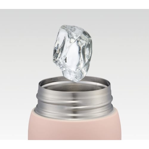 Skater (STOT3-A) 350ml Stainless Steel Mug Bottle with One-Touch Opening, Insulated, Double-Walled Vacuum Wall, Direct Drinking, Dull Pink