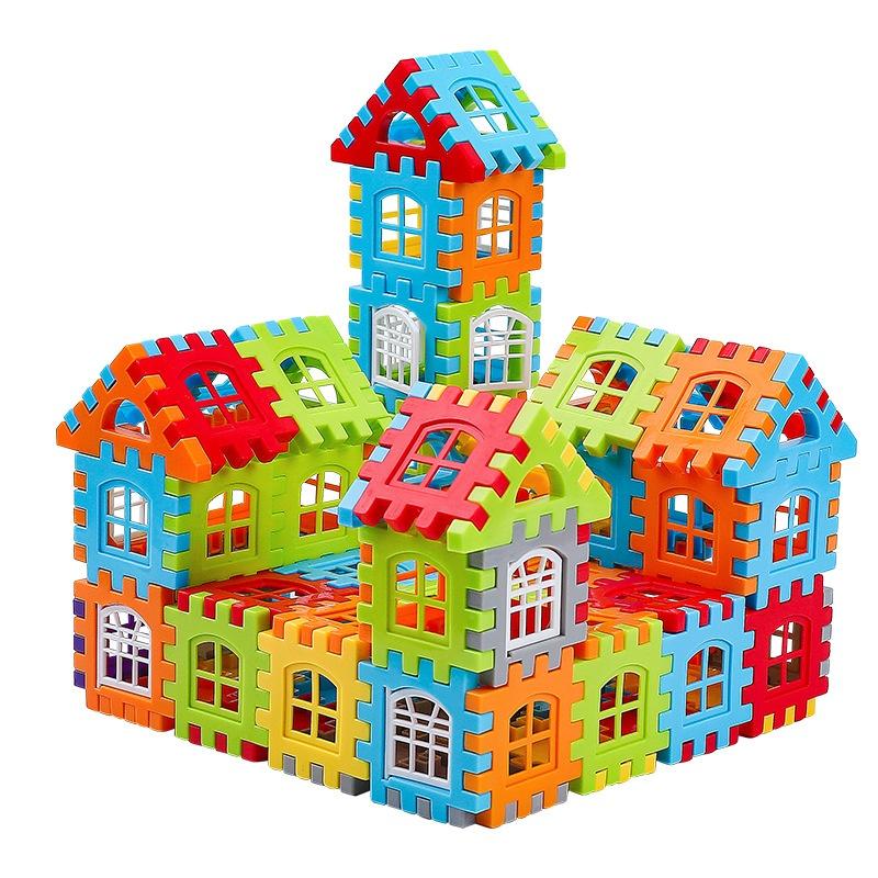 84-344 Stück Kinder 3D Puzzle Spiel Würfel Block Spielzeug Design Bauen Eigene Bausteine Kinder Lernspielzeug