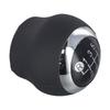 6-Speed Shift Knob Car Gear Lever Knob Gear Lever Replacement Stylish Design Easy Tallation Enhanced Look Glossy Black Finish