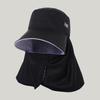 Summer Ice Silk Sun Hat For Women  New Neck Protection Integrated Sunshade Hat High Aesthetic Outdoor Cycling Sun Cap