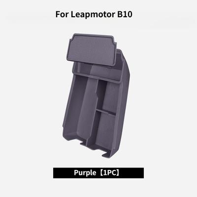 Para Leapmotor B10 Console Central do Carro Caixa de Armazenamento Inferior Caixa Organizadora Base de Silicone à Prova d'Água Acessórios de Interior para Modificação