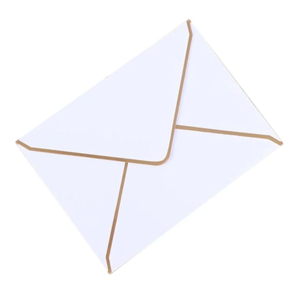 10pcs Invitation Card Decoration Envelope Set Bronzed Seal Blessing Thank Envelopes  Decoration