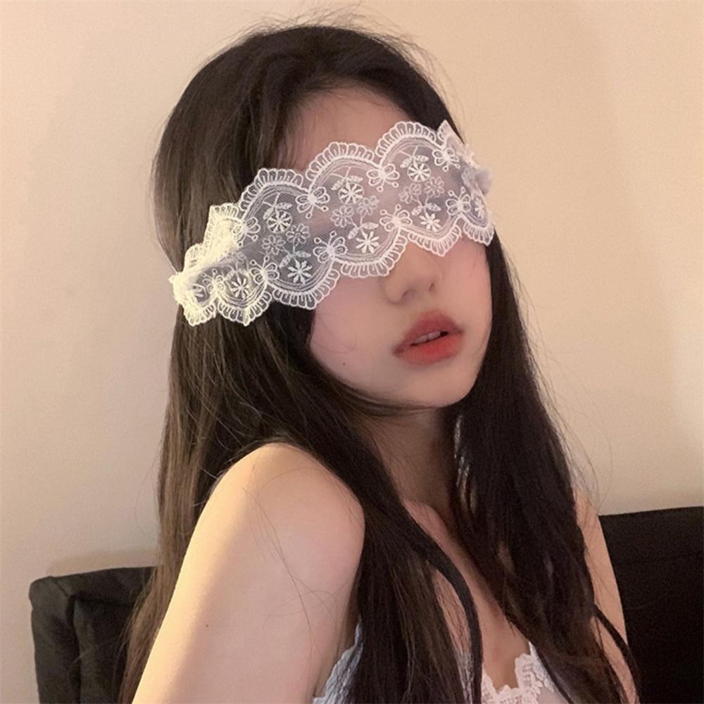 Blindfold Lace Eye Mask Eye Cover Black Mask Patch For Prom Masquerade Cosplay