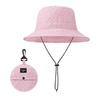 1Pc Summer Adjustable Fisherman Hat Quick Dry Waterproof Drawcord Bucket Hat Unisex Basin Foldable Storage Bucket Caps