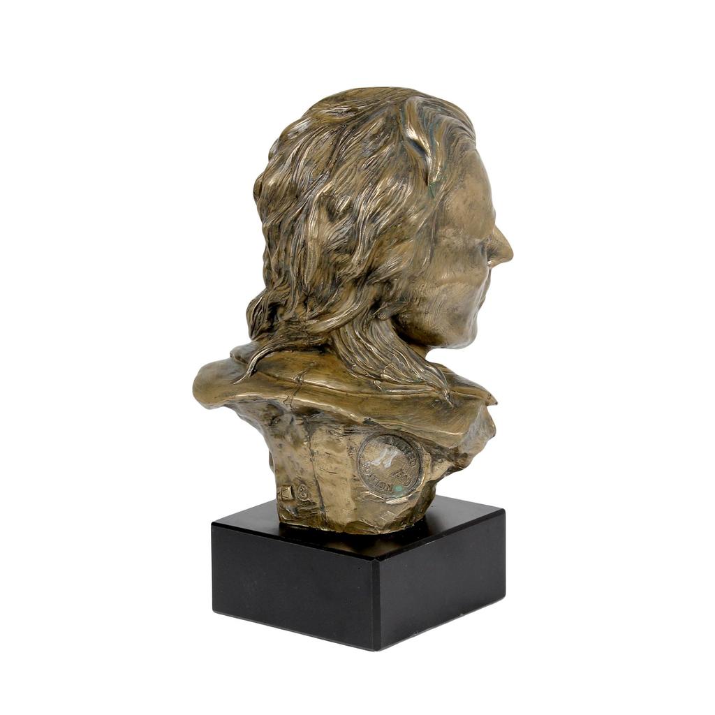 Friedrich Schiller - Marmorbüste, Statuette einer berühmten Persönlichkeit, Dekoration für Büro, Schule und Hotel von der Marke Art-Dog