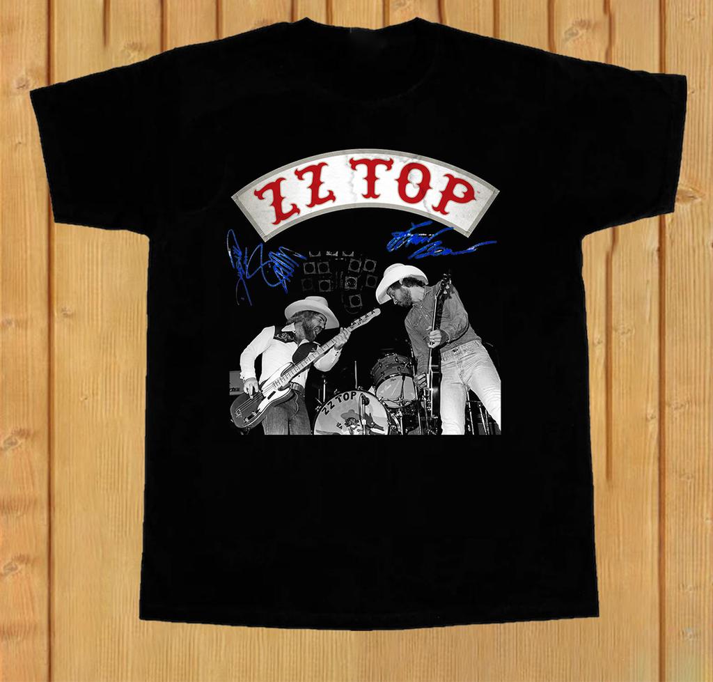 ZZ Top Tour Band Signature Unisex Tee Shirt S-5XL BT230
