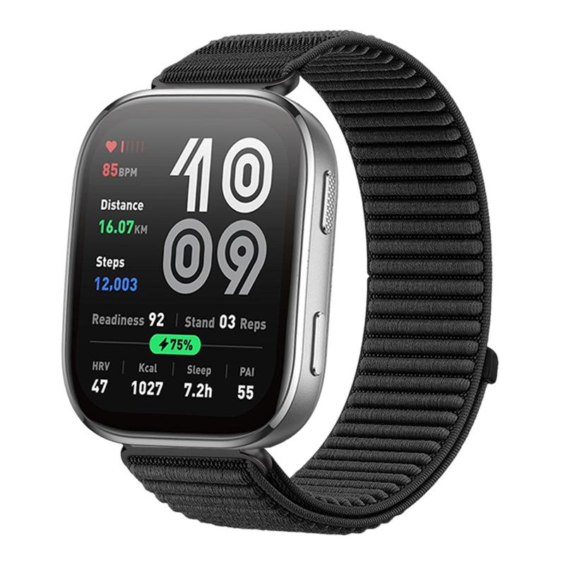 Cinturino in Nylon da 22 mm per Amazfit Helio, Traspirante, Leggero, Adatto per Amazfit Balance 2/Bip 6/Cheetah Pro Smartwatch Band