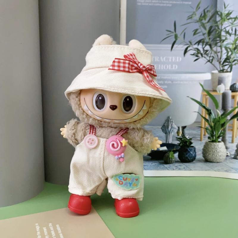 17cm Mini Plush Doll'S Clothes Accessories for 17cm Labubu V1 V2 New Clothes Accessories