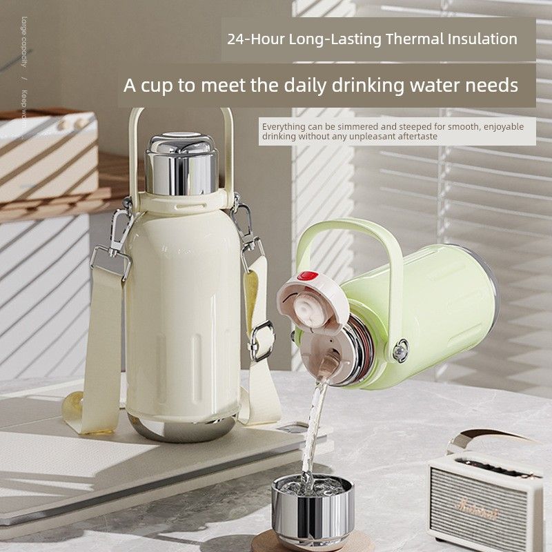 Large-Capacity Thermos Cup, 316 Material Thermos Cup, Ultra-Long-Lasting Thermos Cup, High-Value Water Cup, High-End Gift Cup