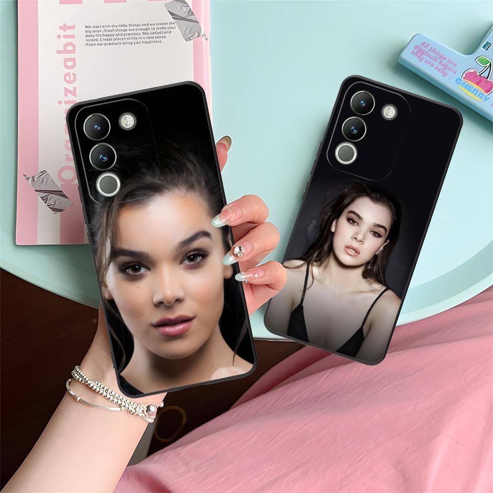 Hailee Steinfeld Matte TPU Mobile Phone Case for VIVO Y77 76 75 74 73 72 58 56 55 51 50 38 36 Y19 Y18 Y03 Y01 5G Colorful Cover