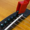 6-Pack Acoustic Guitar Ebony Saddle, String Pegs + Peg Remover