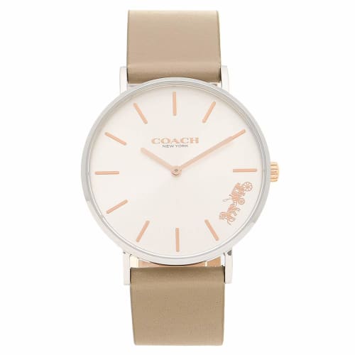 Coach Women's Watch 14503119 Gray Beige Silver