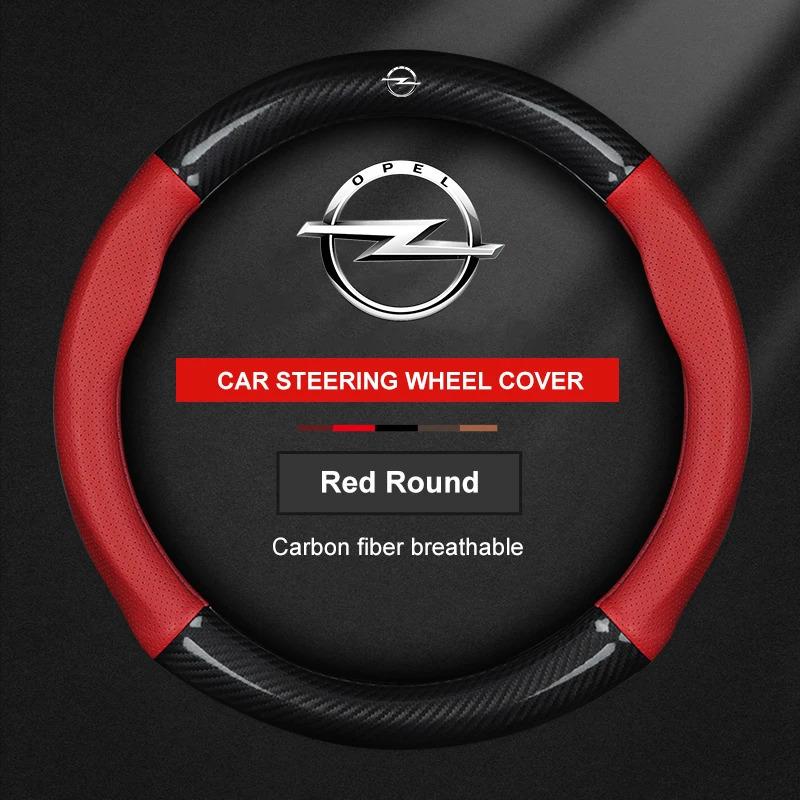 Чохол на кермо автомобіля для Opel OPCline Astra Corsa Grandland Insignia Mokka Vectra GTC Tigra Vivaro Zafira Авто Аксесуари