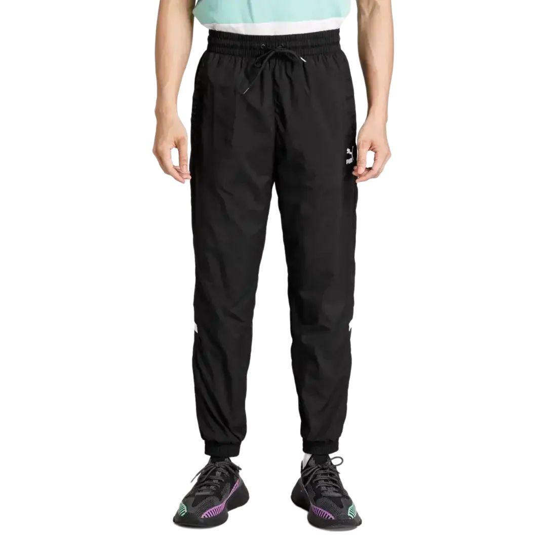 Puma Lightweight Windproof Cuffed Drawstring Casual Pants Men bottoms 595311-01 S