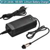 67.2V 2A Charger 16S Li-ion Battery 110V-240V 60V Charger Output 2A for 60V Lithium Health Care 59.2V GX16 3-Prong Plug Jack
