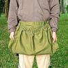 Durable Canvas Garden and Orchard Apron with Large Pockets and Quick Release for Fruit Vegetable Picking