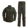 Mens Tactical Outdoor Training Suit Long Sleeve Camo Combat Uniform Windproof Breathable
