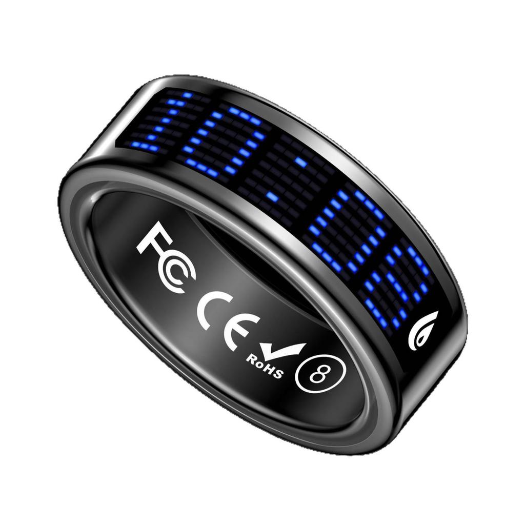 Cross-Border Smart Ring: Heart Rate, Blood Oxygen, Sleep Monitoring, Pedometer, Waterproof Photography Display