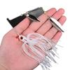 Bearded Guy Anti-Hang Spinner Blade Willow Leaf Jig Head Hook Artificial Fishing Bait 3-Pack