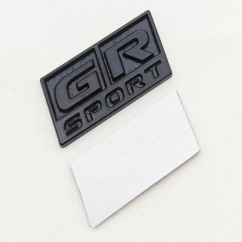 3D Metal GR Sport Logo Steering Wheel Badge Lnterior Sticker Decoration Emblem For Toyota RAV4 Camry Corolla Prado Land Cruiser