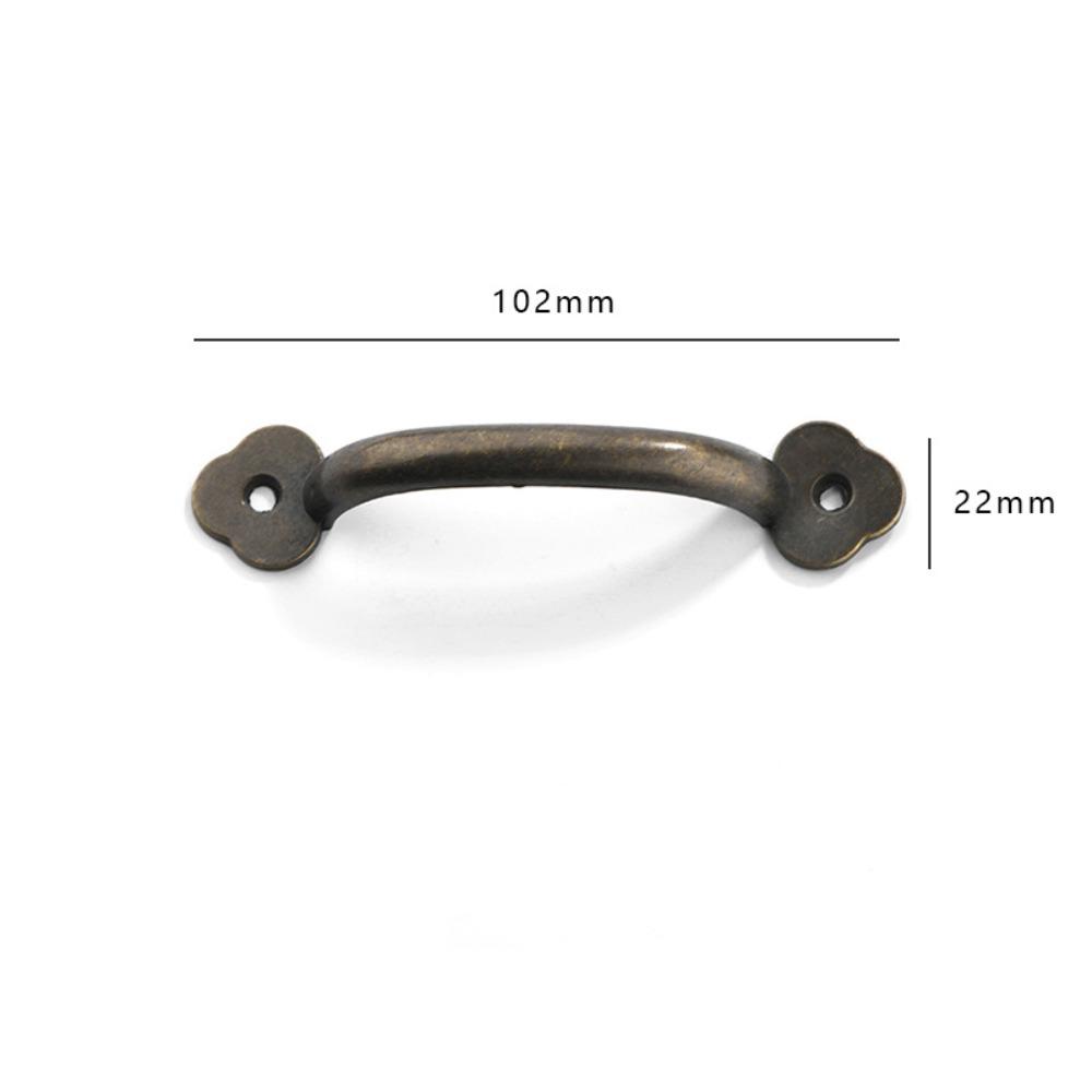Zinc Alloy Arched Cabinet Door Handles Bronze Wardrobe Door Handle For Cabinet Wardrobe Drawer