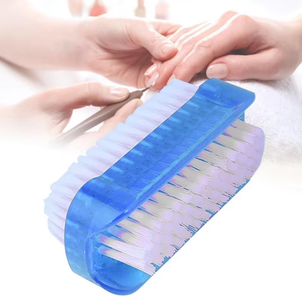 4pcs Multifunctional Nail Art Dust Brush Double-Sided Manicure Tool  Cleaning Fingernails