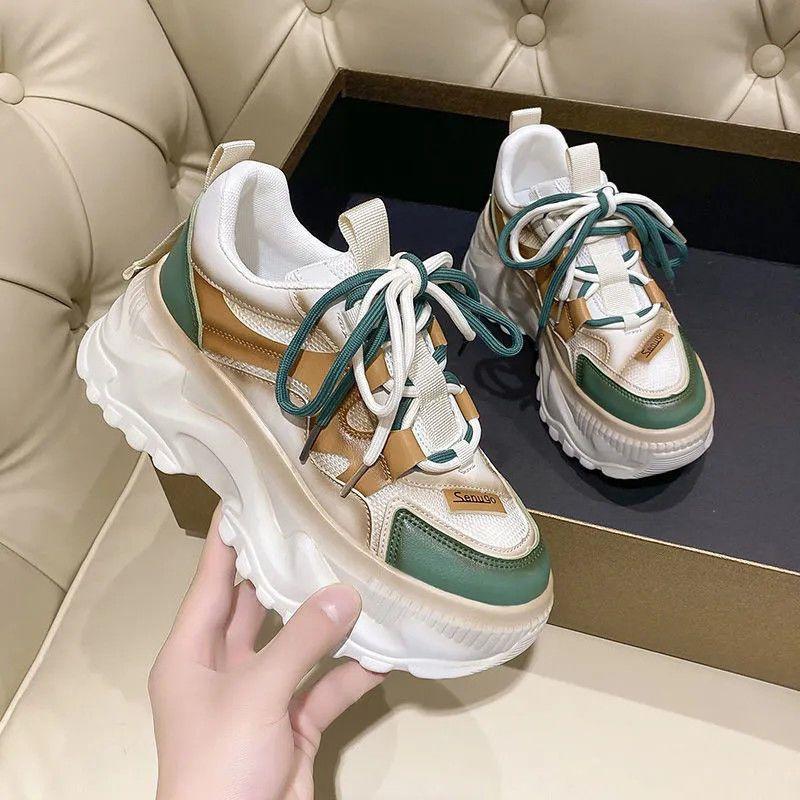Daddy shoes women s autumn new platform fashion women s single shoes side trade, fashion 35