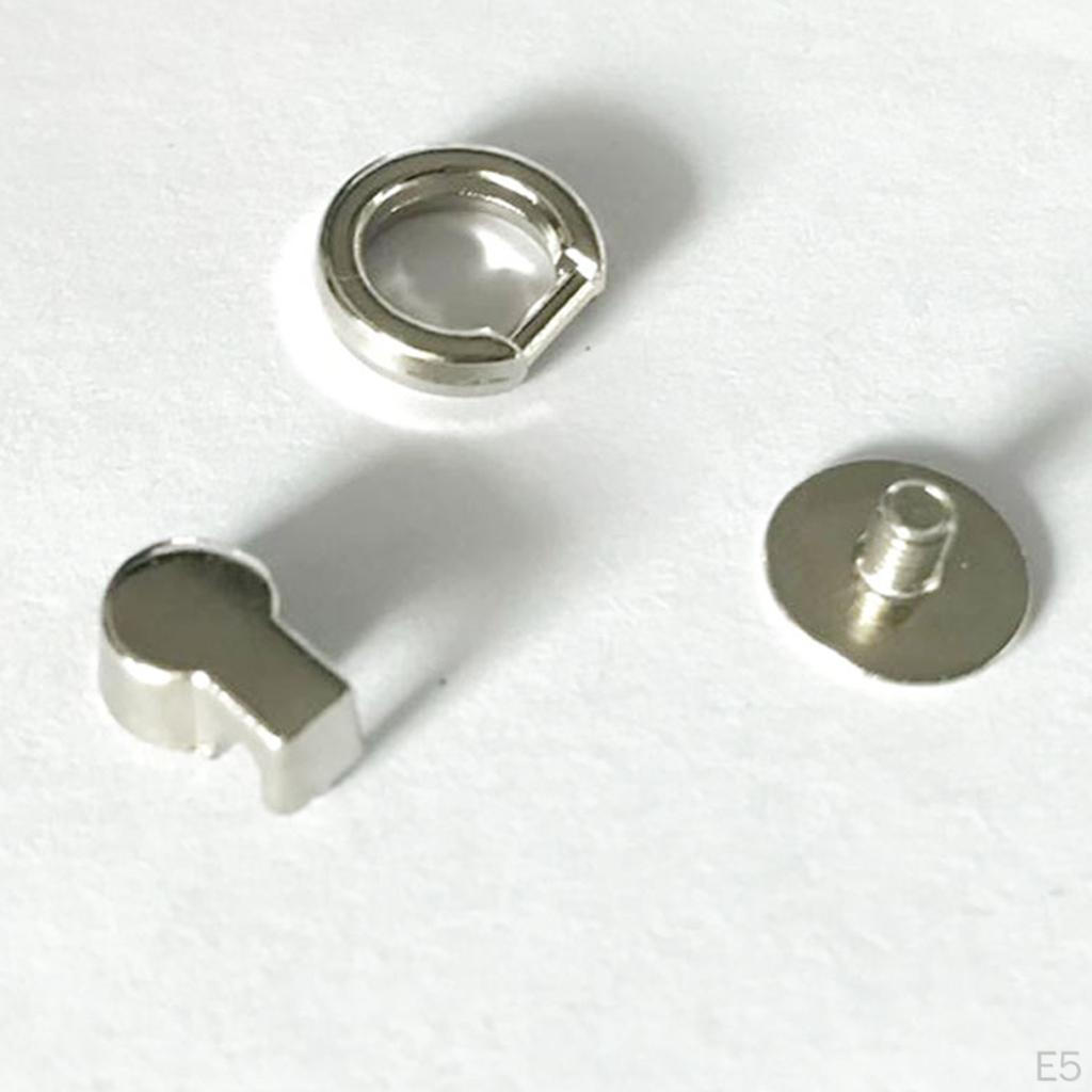 10 Pieces Rivet Back Screw Stud Connector for Wallet Chain Hardware
