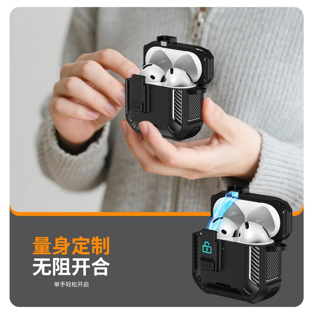 Two-color AirPods 1 Protective Case Pro1 Earphone Case Protective Case Apple Wireless Bluetooth 1st Generation Earphone Case