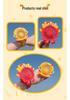 Portable Cartoon Hamburger French Fries Cooling Fan