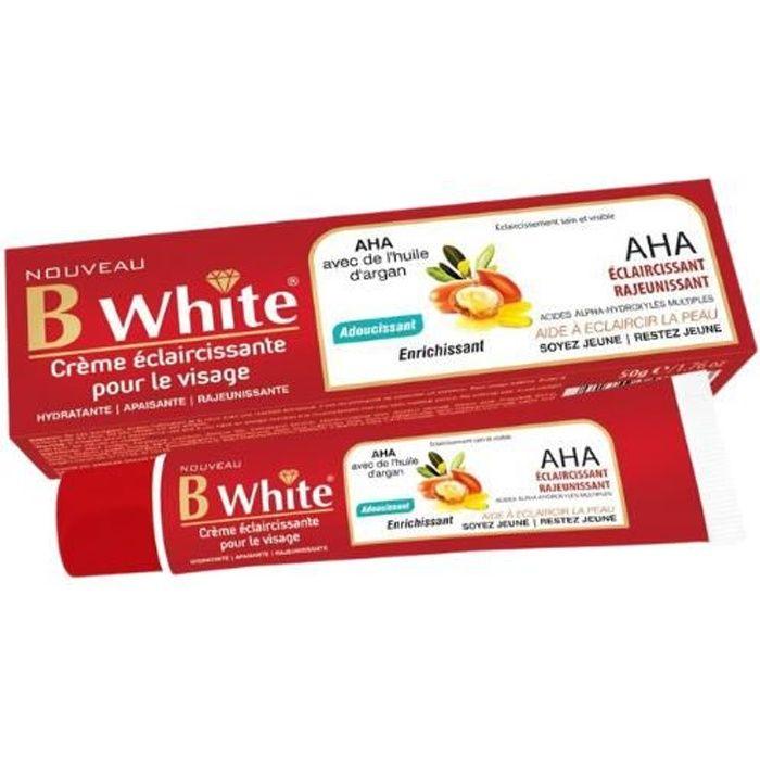 B White Creme Eclaircissant AHA Avec De L’huile d’Argan