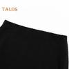 Women Maxi Skirt Elastic High Waist Hip Wrapped Long Skirt Solid Color Slim Fit Bottoming Skirt Clothing Accessories