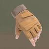 Wear-Resistant Motorcycle Gloves Anti-Slip Half Finger Gloves Retro Racing Gloves  Outdoor Sport
