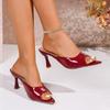 Pointed Toe Women High Heels Shoes Elegant Dress Shoes Woman Sandals Summer 2025 Stilettos Sexy Pumps New Trend Femme Slippers