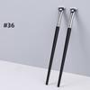 1Pc Fan Shaped Eyelash Brush Soft No Shedding Lash Makeup Tool For Mascara And Powder Smudge