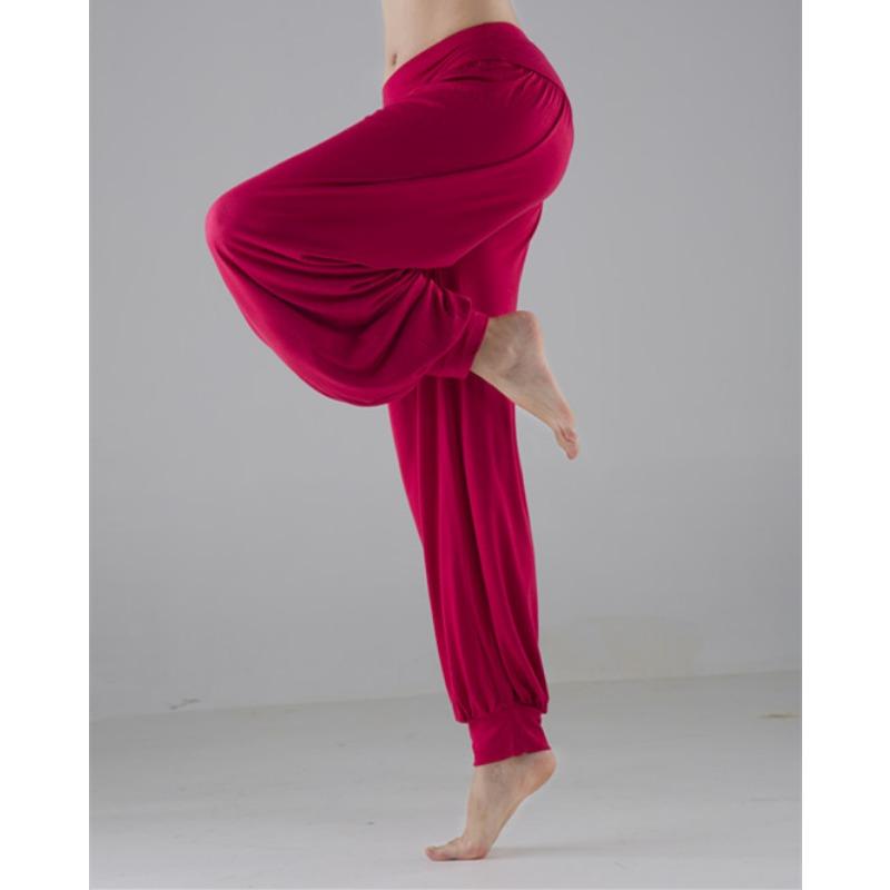 Fashion Casual Comfort Versatile Modal Fitness Comfortable Loose High Waist Yoga Pants Small Feet Dance Sports Lantern Pants