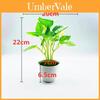 Artificial Green Plant Pot With Fabric Leaves For Home Decor And Office Display
