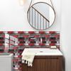 10pack Auto Adhesive 3D Brick Texture Wallpaper Waterproof PVC Decals For Backsplash And Feature Walls