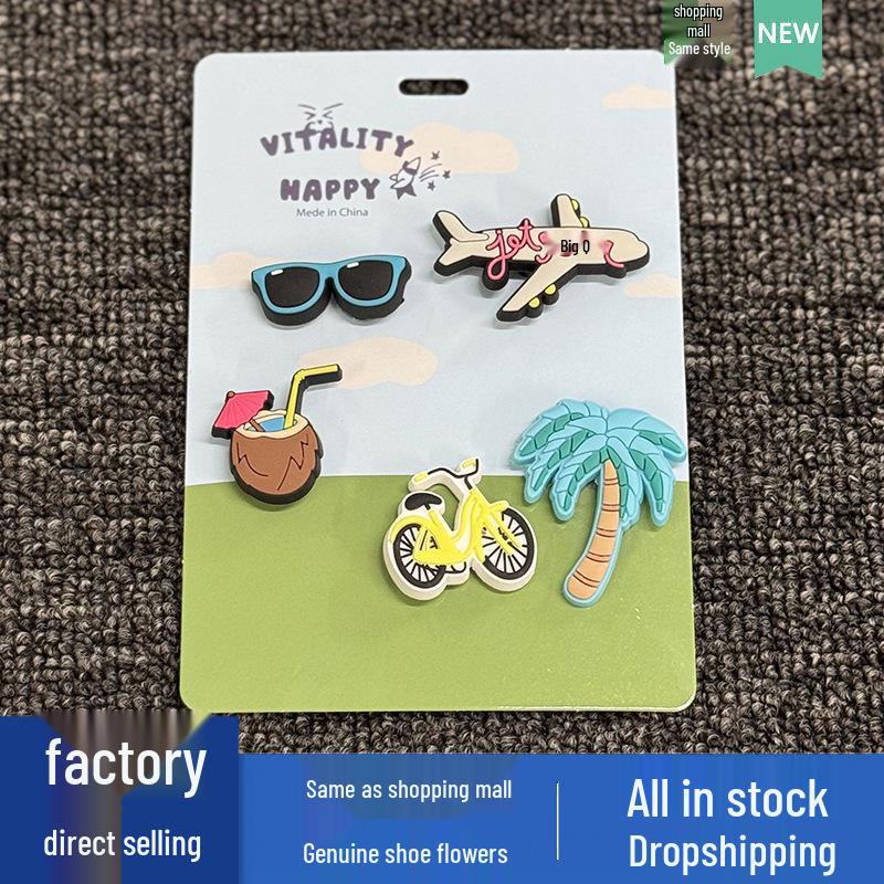 Shoe Charm Accessories for Crocs: Cartoon DIY Buckles & Decorations набор 1
