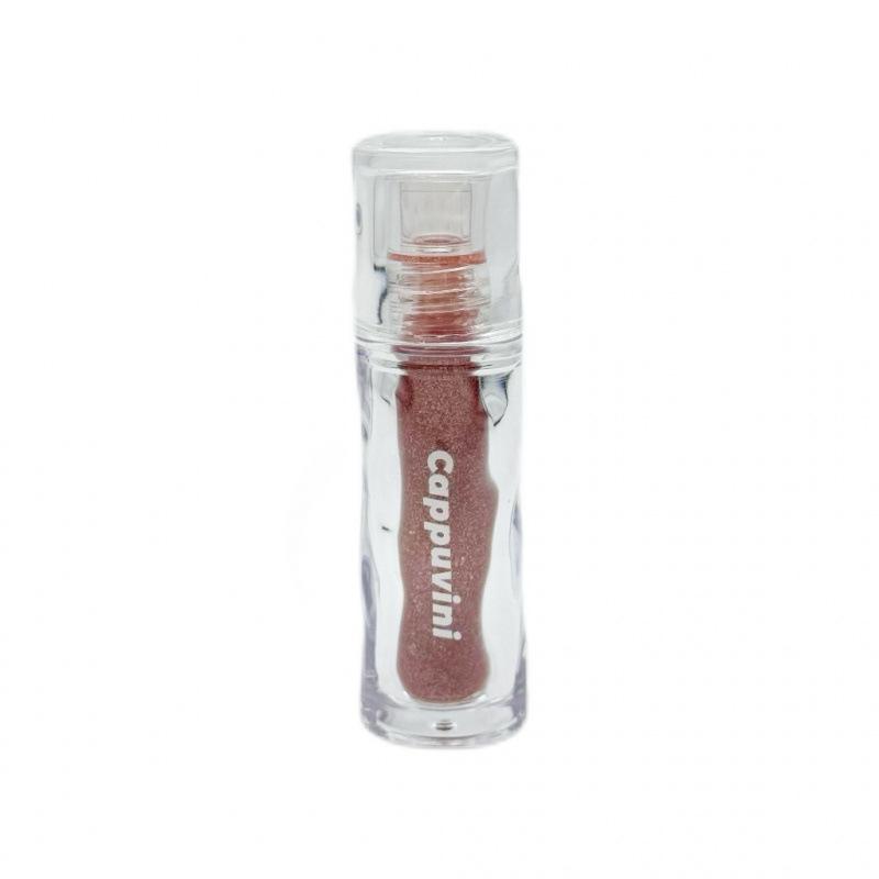 Cappuvini Water-Glow Bling Lip Gloss - Watery, Plump, Pearlescent Brightening Overcoat