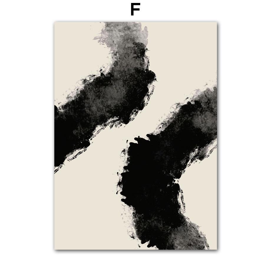 Modern Black Striped Girl Leaves Abstract Posters Prints Modern Minimalist Wall Art Canvas Painting Home Living Room Decoration