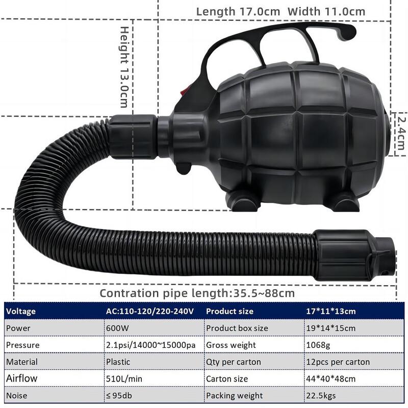 TieXueLing 600W Electric Air Pump