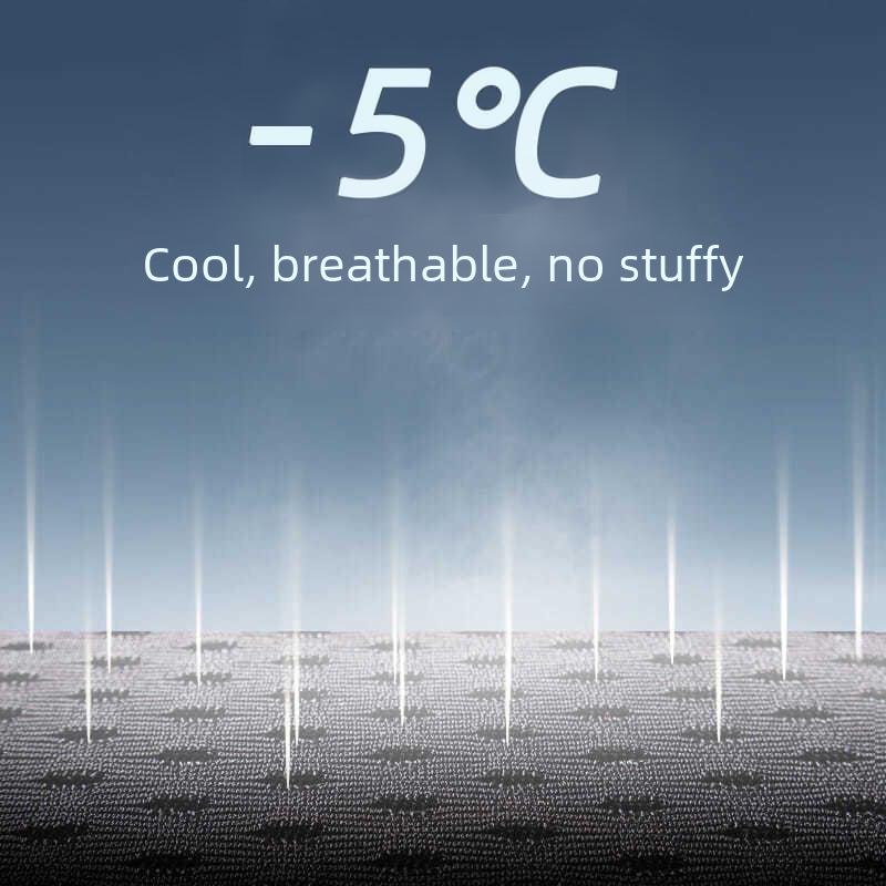 Men's Summer Ice Silk Loose Fit Short-Sleeve T-Shirt - White/Black, Large Size, Round Neck