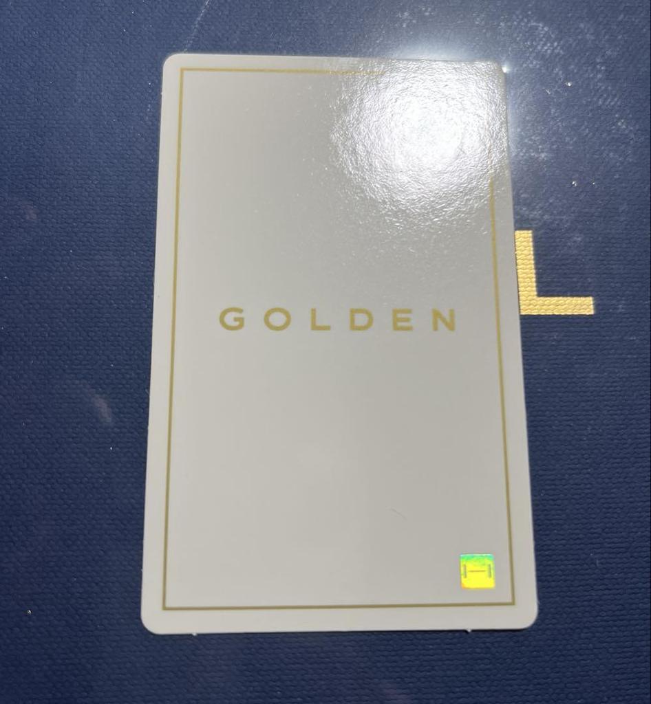 [USED] Official BTS JUNGKOOK [GOLDEN] Lucky Drop M2U 1 piece