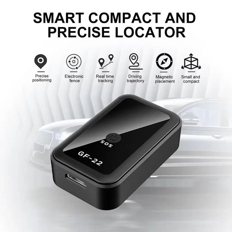 Dispositivo di localizzazione per auto GF-22, potente allarme automatico magnetico, mini localizzatore GPS per auto, controllo vocale, dispositivo anti-smarrimento