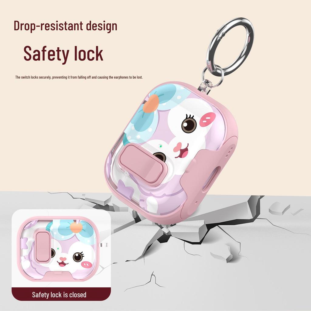 Étui de protection à motif dessin animé pour AirPods Pro 3 et 4e génération
