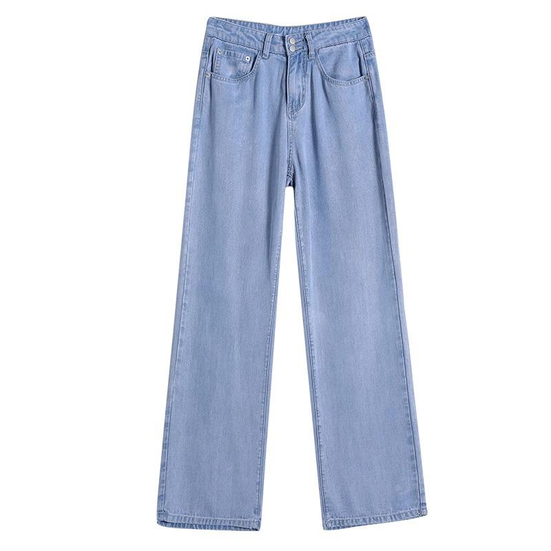 Women's 2025 Tencel Light Lyocell Straight & Wide Leg Summer Jeans